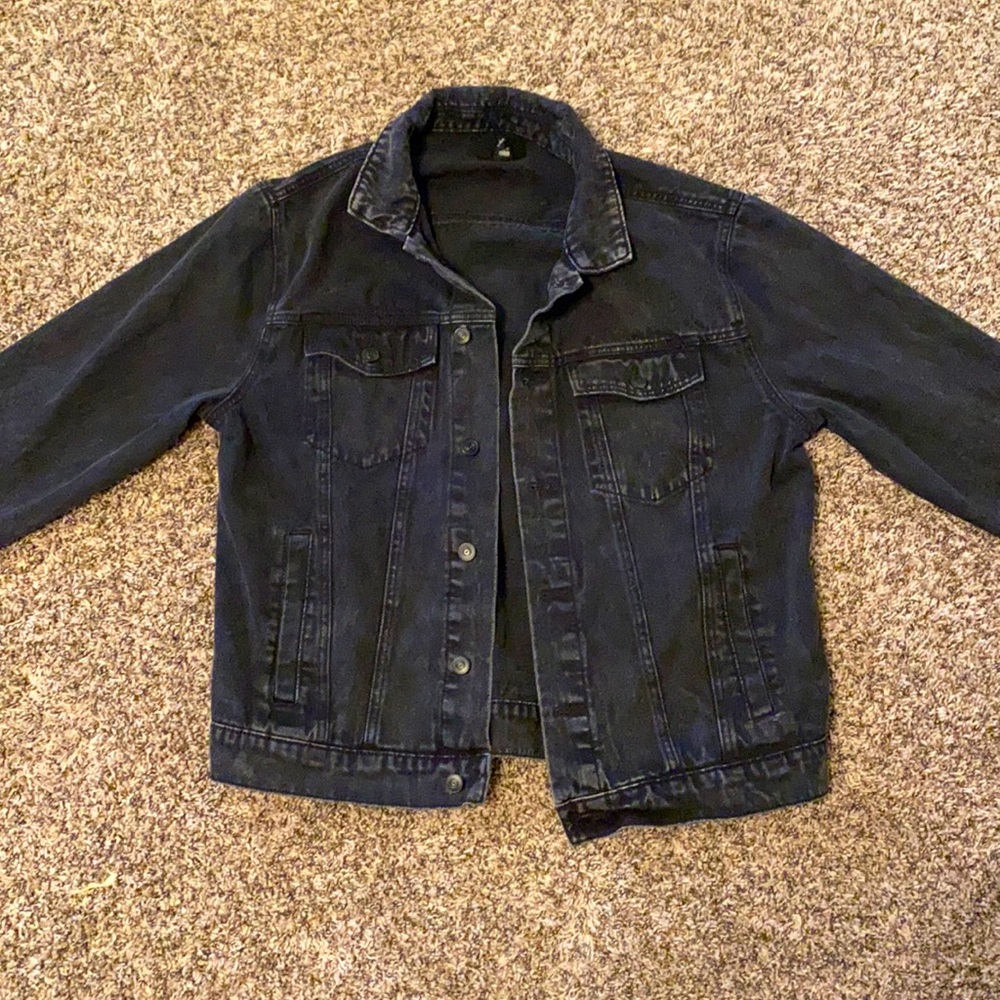 Vintage Black Denim Jacket